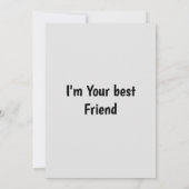 Niedlicher Welpe Einladung (Rückseite)