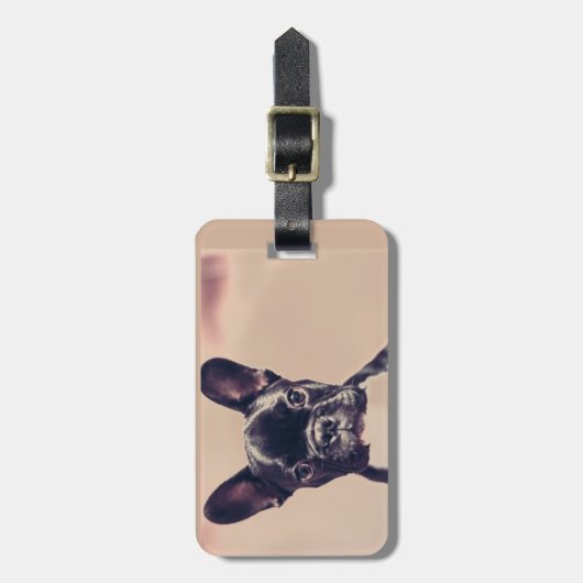 niedlicher Welpe Gepäckanhänger (Vorderseite vertikal)