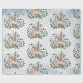 Niedlicher Welpe Geschenkpapier (Flach)