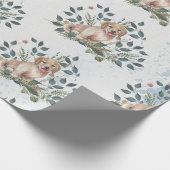 Niedlicher Welpe Geschenkpapier (Ecke)