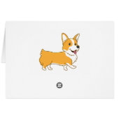 Niedlicher Welpe Hund Pembroke Welsh Corgi Vielen  (Rückseite Horizontal)