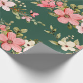 Niedlicher Welpe-Kindergeburtstag Geschenkpapier (Ecke)