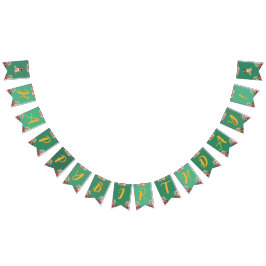 Niedlicher Welpe-Kindergeburtstag Wimpelkette