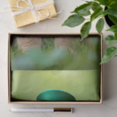 Niedlicher Welpe mit St. Patrick's Outfit, Kleebla Seidenpapier (Geschenk)