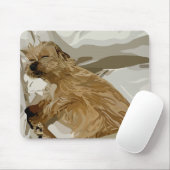 Niedlicher Welpe Mousepad (Mit Mouse)