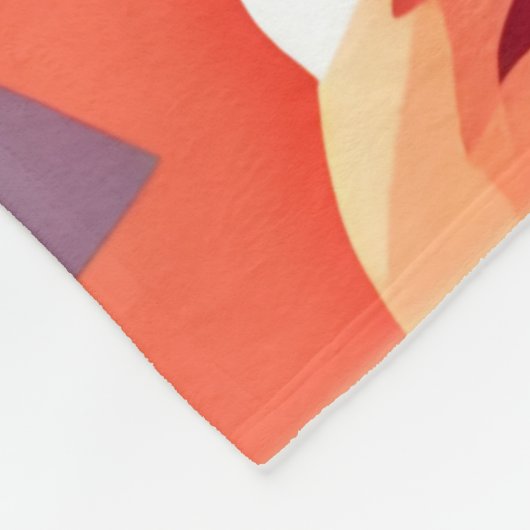 Niedlicher Welpe-Pop Art Fleecedecke (Ecke)