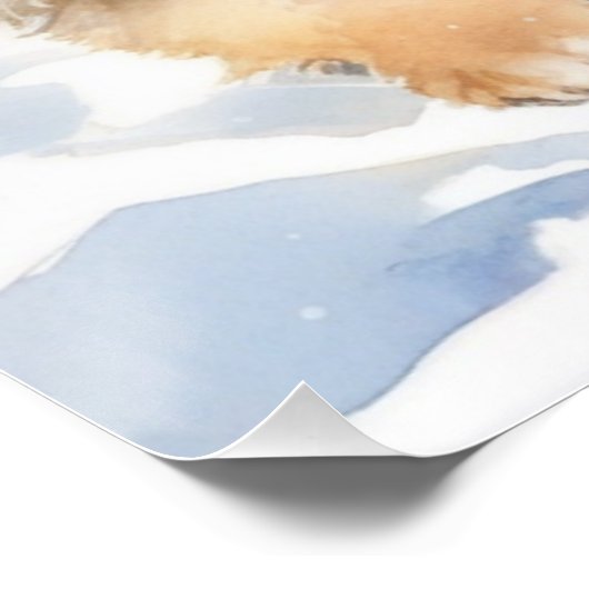 Niedlicher Welpe Poster (Ecke)