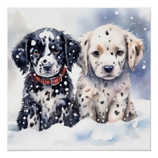 Niedlicher Welpe Poster (Vorderseite)