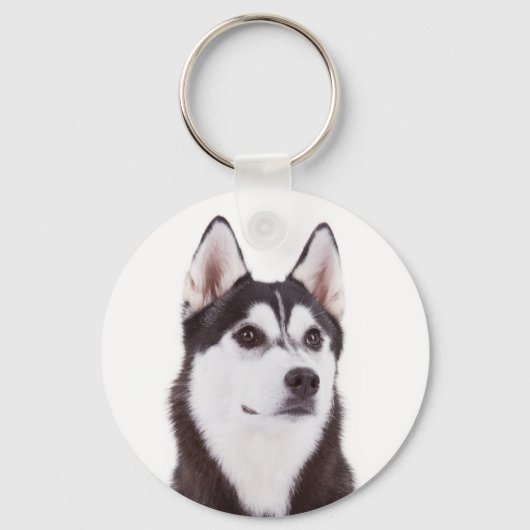 Niedlicher Welpen-Hund Lover-Geschenk Sibirischer Schlüsselanhänger (Vorderseite)