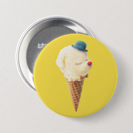 Niedlicher Welpeneis Button