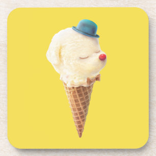 Niedlicher Welpeneis Getränkeuntersetzer