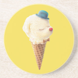 Niedlicher Welpeneis Getränkeuntersetzer