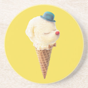 Niedlicher Welpeneis Getränkeuntersetzer