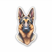 Niedlicher Welpenhund (2) Aufkleber (Vorderseite)