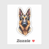 Niedlicher Welpenhund (2) Aufkleber (Blatt)