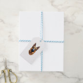 Niedlicher Welpenhund (4) Geschenkanhänger (Mit Garn)