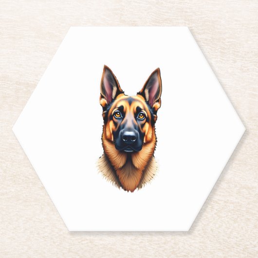 Niedlicher Welpenhund (4) Untersetzer (Vorderseite)