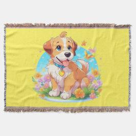 Niedlicher Welpenhund Decke