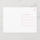 Niedlicher Welpenhund denken Sie an Sie Hallo Chih Postkarte (Rückseite)