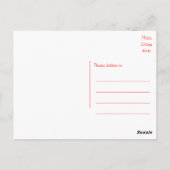 Niedlicher Welpenhund Denken Sie an Sie Havanese H Postkarte (Rückseite)