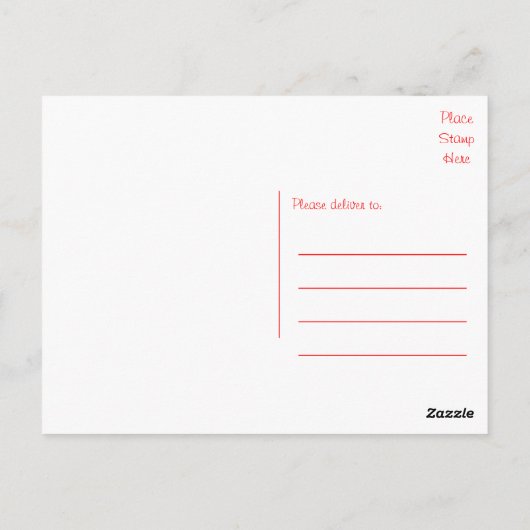 Niedlicher Welpenhund Denken Sie an Sie Havanese H Postkarte (Rückseite)