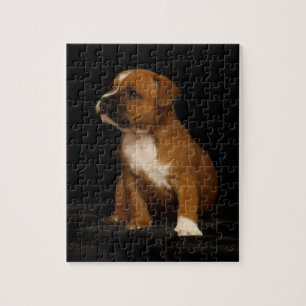 Niedlicher Welpenhund Englisch Staffordshire Bull Puzzle