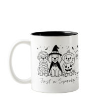 Niedlicher Welpenhund Halloween Custom