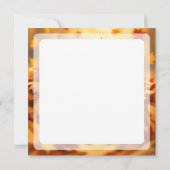 Niedlicher Welpenhund in Herbstlauben Karte (Rückseite)