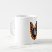 Niedlicher Welpenhund Kaffeetasse (Vorderseite Links)