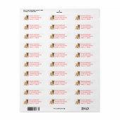 Niedlicher Welpenhund Lover Cairn Terrier Label (Vorne)