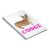 Niedlicher Welpenhund Lover Pembroke Welsh Corgi Notizblock (Rechte Seite)