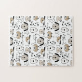 Niedlicher Welpenhund Puzzle (Horizontal)