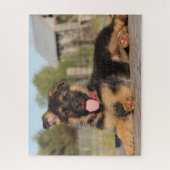 Niedlicher Welpenhund Puzzle (Vertikal)