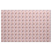 Niedlicher Welpenhund rosa Stoff (Yard (91,4 cm))