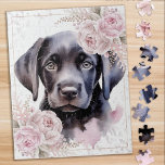 Niedlicher Welpenhund Schwarzer Labrador Retriever Puzzle<br><div class="desc">Genießen Sie einen erholsamen Nachmittag mit diesem niedlichen schwarzen Labrador Welpen! Dieses Labrador Retriever Rätsel wird Spaß machen und geben Stunden der Entspannung Spaß!</div>