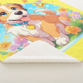 Niedlicher Welpenhund Sherpadecke (3/4)