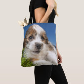 Niedlicher Welpenhund (Shitzu) Tasche (Von Nahem)