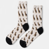 Niedlicher Welpenhund Socken (Linkes Detail)