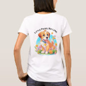 Niedlicher Welpenhund T-Shirt (Rückseite)