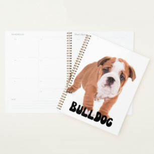 Niedlicher Welpenkalender Planer