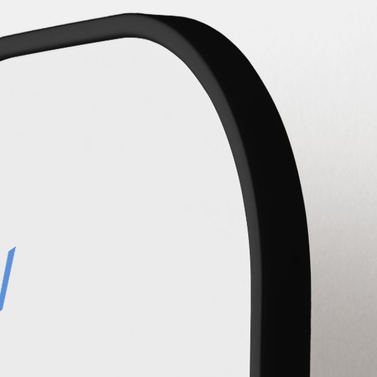 Niedlicher Welpenkartoon Dog Personalisiert Pastel Pickleball Schläger (Linke Seite)