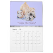 niedlicher Welpenportrait Bilder realistische Kuns Kalender (Feb 2026)