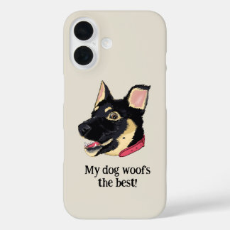 Niedlicher Welpenschäfer - Hund Lover iPhone 16 Hülle