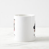 Niedlicher Welpenschäfer - Hund Lover Kaffeetasse (Mittel)