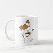 Niedlicher WelpeUkulele Kaffeetasse (Links)
