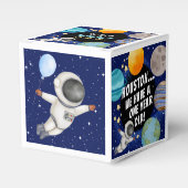 Niedlicher Weltraum 1. Geburtstag Vielen Dank Geschenkschachtel (Vorderseite)