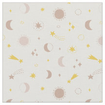 Niedlicher Weltraum Sonnensterne auf Sahne