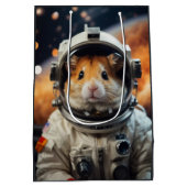 Niedlicher Weltraumamster Mittlere Geschenktüte (Rückseite)