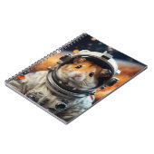 Niedlicher Weltraumamster Notizblock (Linke Seite)