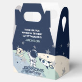 Niedlicher Weltraumatronin Geburtstag Geschenkschachtel (Geöffnet)